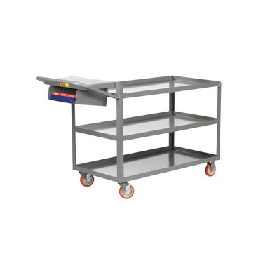 3-Shelf Order Picking Truck - Model 3LGL2436WSPBK